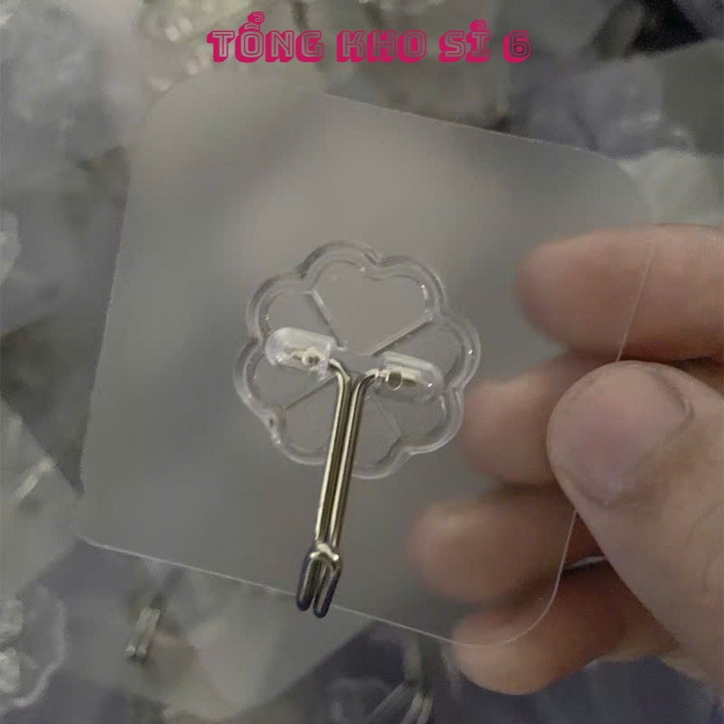 [COMBO 10] Móc Siêu Dính Chịu Lực Tốt, MÓC DÁN TƯỜNG TREO ĐỒ SIÊU DÍNH TRONG SUỐT - MÃ: MOC4423