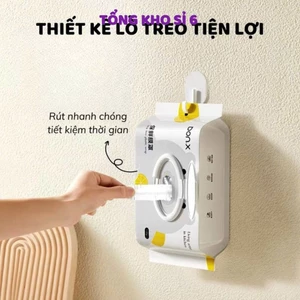GÓI MÀNG BỌC THỰC PHẨM DẠNG RÚT - Màng bọc thực phẩm thế hệ mới dạng rút tiện lợi 100c , Túi bọc thực phẩm PE siêu dai