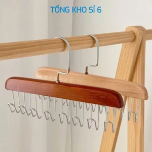 MÓC TREO ĐỒ LÓT, [XẢ KHO] Móc Gỗ Treo Đồ Lót, Khăn, Thắt Lưng, Cà Vạt, Áo 2 Dây Đa Năng Tiện Dụng-MA: MOCTREODOLOT865