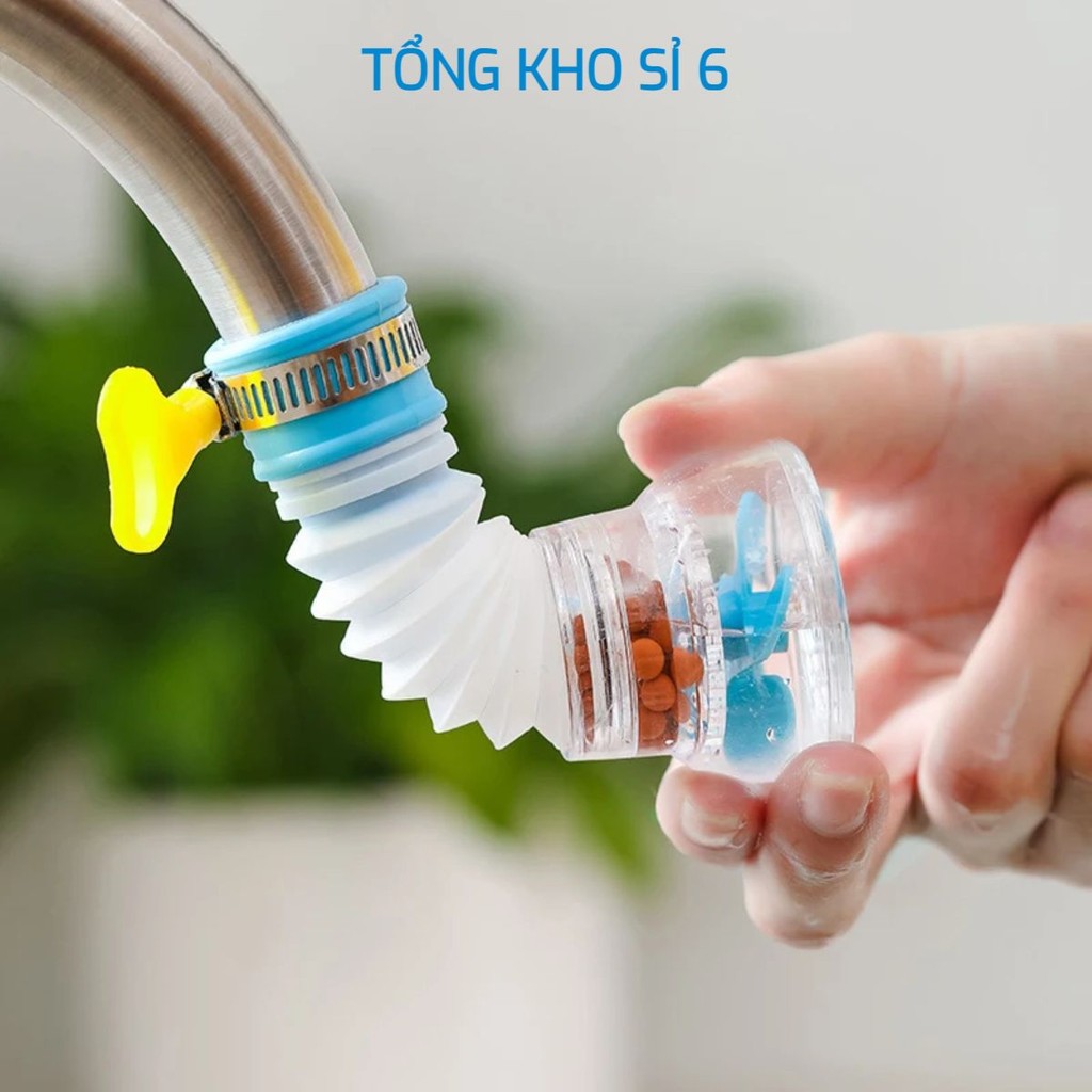 (COMBO 10)Vòi Lọc Chống Bắn 360 Độ Xoay Có Thể Thu Vào Vòi Mở Rộng Đa Năng Nhà Bếp, Vòi Lọc Nước Như Máy Lọc