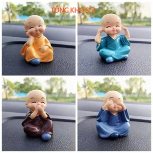 Tượng Chú Tiểu Hòa Thượng Tứ Không, BỘ 4 TƯỢNG CHÚ TIỂU - MÃ: TUONGCHUTIEU89
