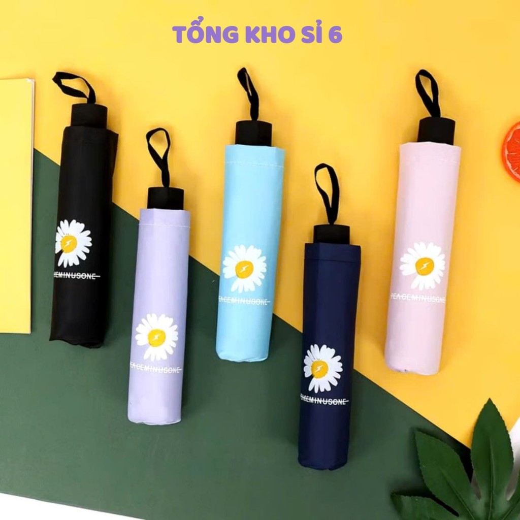 Ô HOA CÚC 3 LỚP,  Ô Dù Hoa Cúc 3 Lớp Chống Tia UV - Ô HOA CÚC GẤP GỌN-MA09OHOACUC39