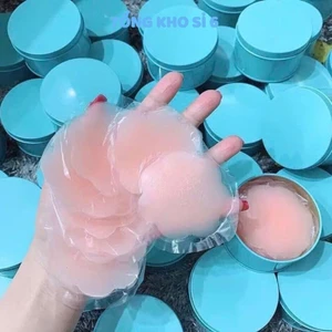 HỘP 10 MIẾNG 5 CẶP DÁN NHŨ HOA, TÚI MIẾNG DÁN TI, Đầu Ngực,Dán Nhũ Hoa Giấy Dùng 1 Lần Hình Hoa - Che Ty
