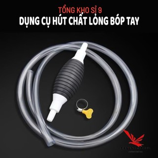 DỤNG CỤ BƠM HÚT CHẤT LỎNG KÈM DÂY,  Dụng cụ bơm hút rượu, xăng dầu, chất lỏng bóp tay - BOMHUTCHATLONG67