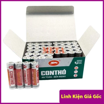 Vỉ 4 Pin con thỏ AA, AAA - Pin AA lớn, Pin AAA bé, Pin 1.5V
