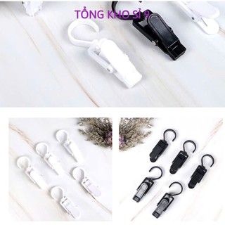 [COMBO 10]MÓC KẸP NHỰA XOAY 360,  Móc Kẹp Nhựa Phơi Nón, Tất, Khăn Đa Năng, Chất Liệu Cứng Cáp, Chắc Chắn - MA: KEPMOC36