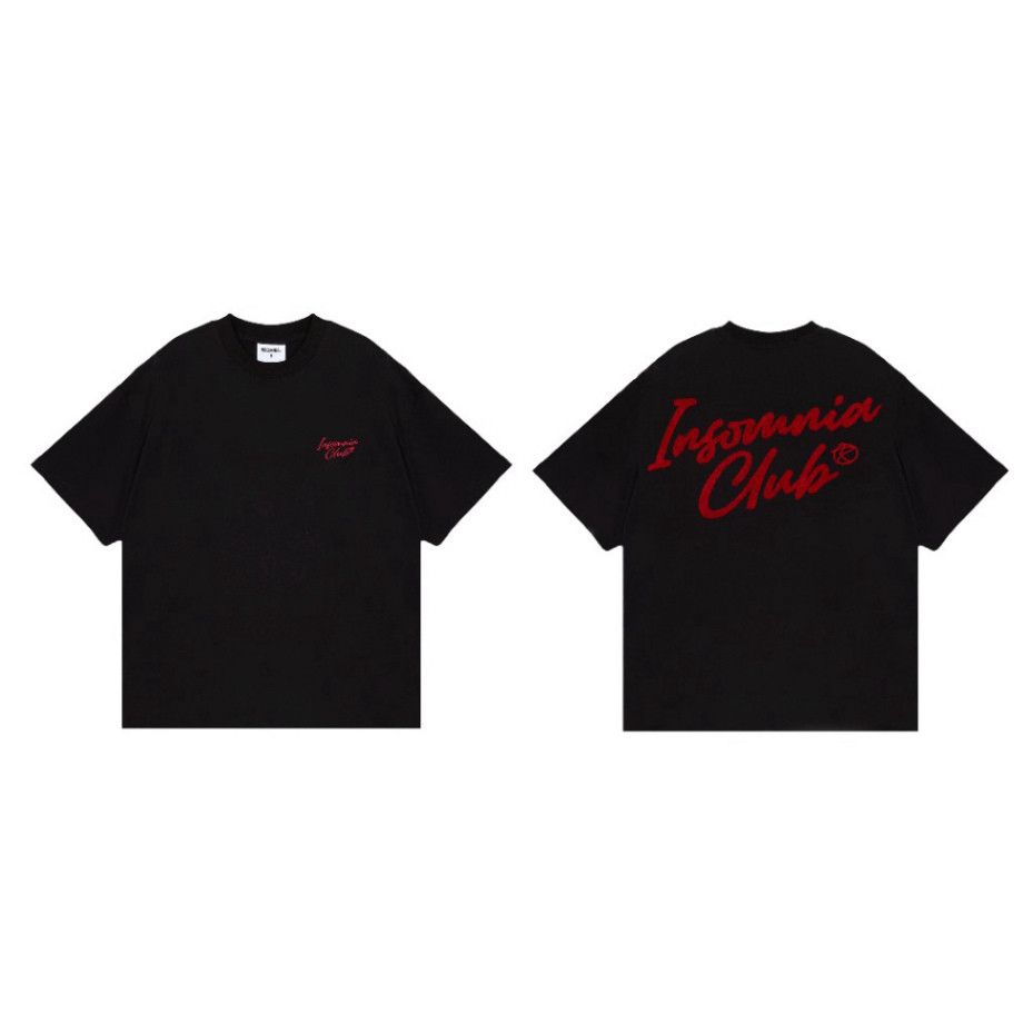 Áo Thun Boxy 280GSM Ver 2 Thêu Xù INSOMNIA Unisex Local Brand - TS029