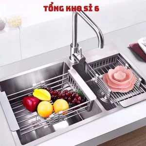 Rổ gác bồn rửa chén đa năng cực tiện lợi cho gian bếp, KỆ GIÁ GÁC BỒN RỬA - MÃ: GIA7373