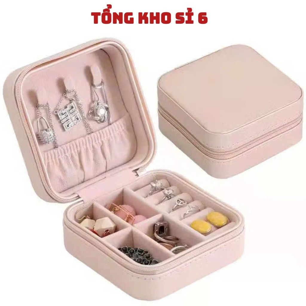 Hộp đựng đồ trang sức du lịch Mini, HỘP ĐỰNG ĐA NĂNG - MÃ: HOP734