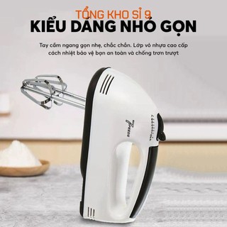 Máy Đánh Trứng Cầm Tay 7 Tốc Độ - Máy Khuấy Đánh Trứng Mini Đa Năng - Động Cơ Lõi Đồng Mạnh Mẽ
