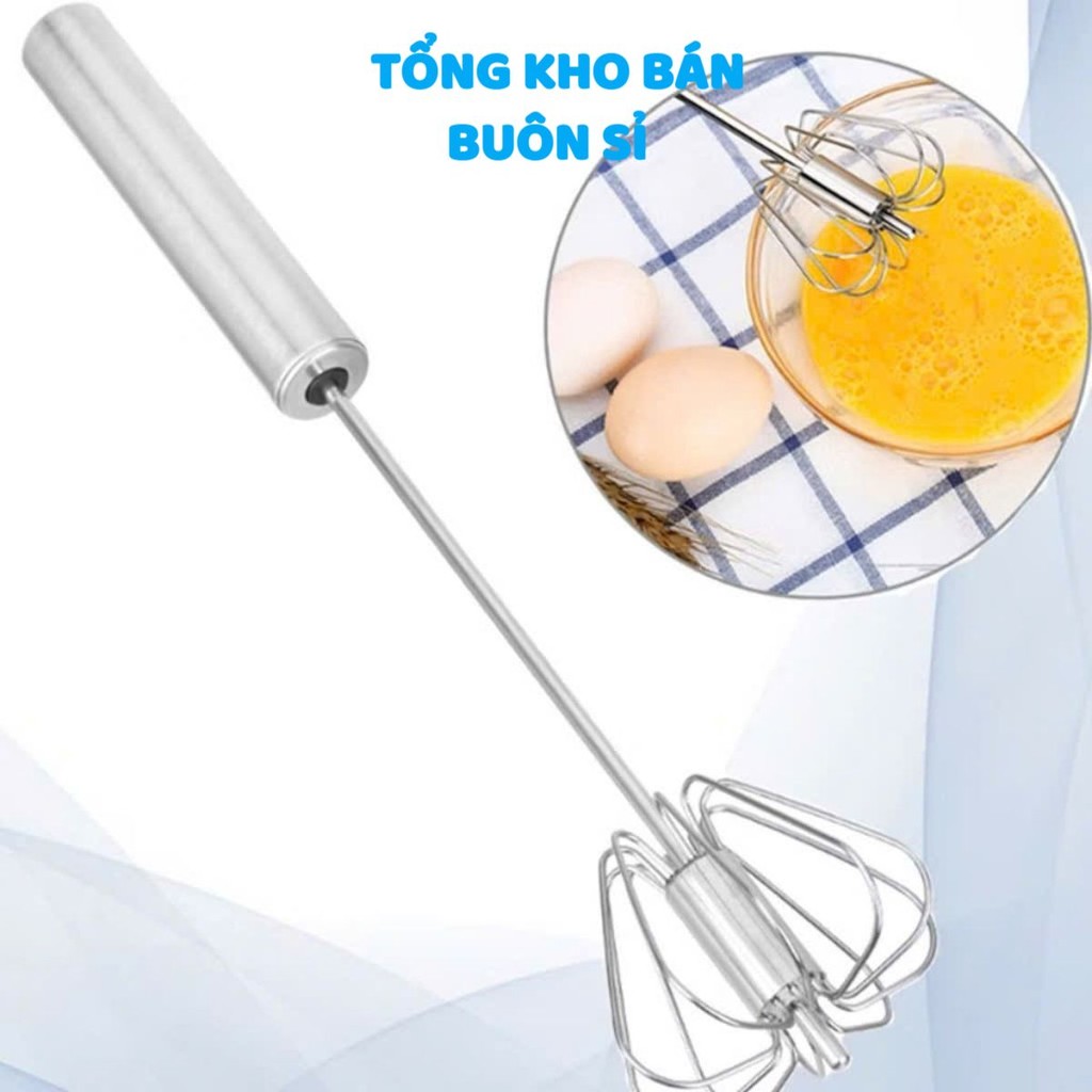 Dụng Cụ Đánh Trứng Bán Tự Động Mini Cầm Tay Inox 304, CÂY ĐÁNH TRỨNG TỰ ĐỘNG - MÃ: DANHTRUNG035