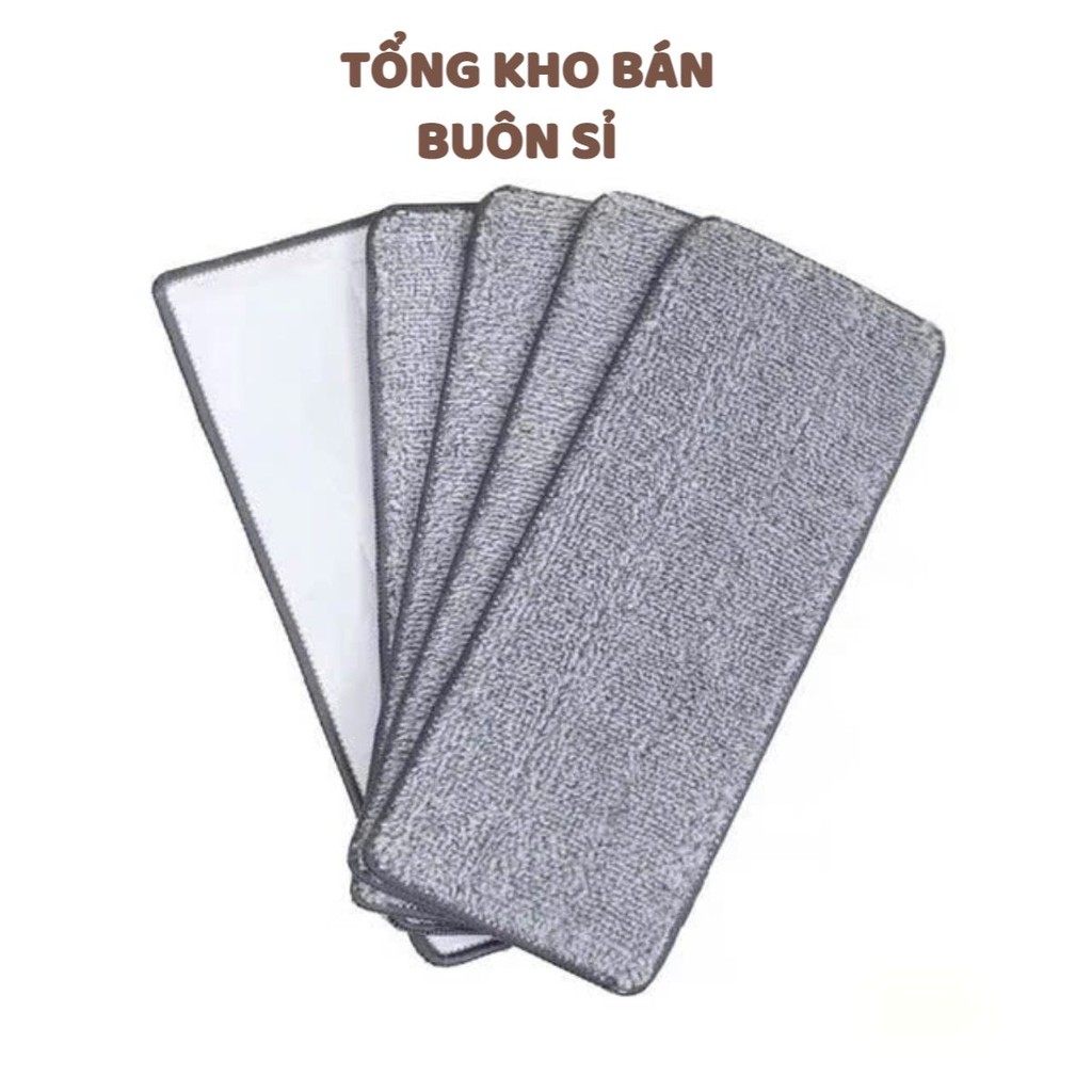 [COMBO 10] MIẾNG VẢI LAU NHÀ, Miếng Vải Lau Nhà sợi Microfiber Thay Thế Cây Lau Nhà, Bông Lau Nhà Hình Chữ Nhật