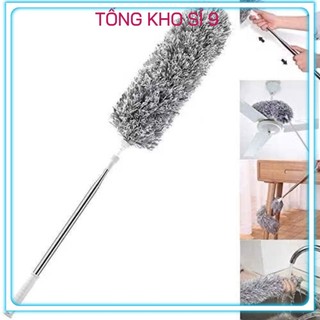 Chổi Quét Trần Gấp Gọn, Lau Bụi, Quét Trần Nhà Thông Minh,  CHỔI PHỦI BỤI CÁN DÀI - MÃ: CHOI3400
