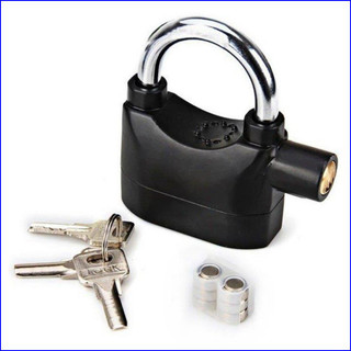 Ổ Khoá Chống Trộm Có Còi Báo Động Cao Cấp ( tặng kèm pin )