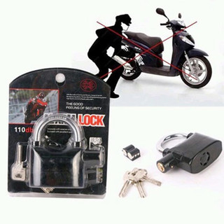 Ổ Khoá Chống Trộm Có Còi Báo Động Cao Cấp ( tặng kèm pin )