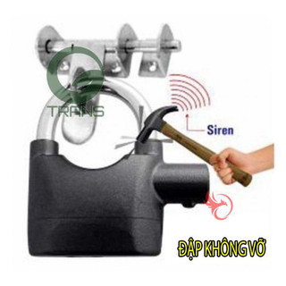 Ổ Khoá Chống Trộm Có Còi Báo Động Cao Cấp ( tặng kèm pin )