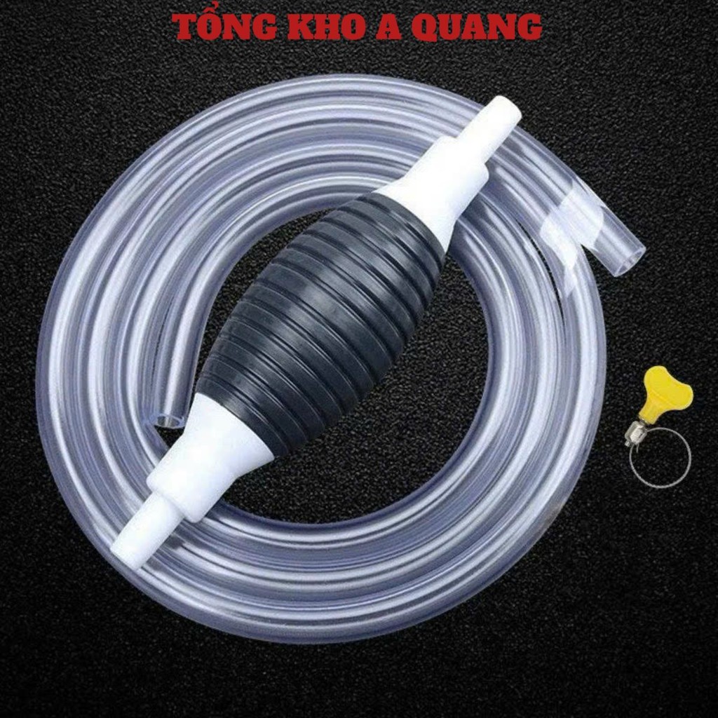 DỤNG CỤ BƠM HÚT CHẤT LỎNG KÈM DÂY, Dụng cụ bơm hút rượu, xăng dầu, chất lỏng bóp tay - BOMHUTCHATLONG67