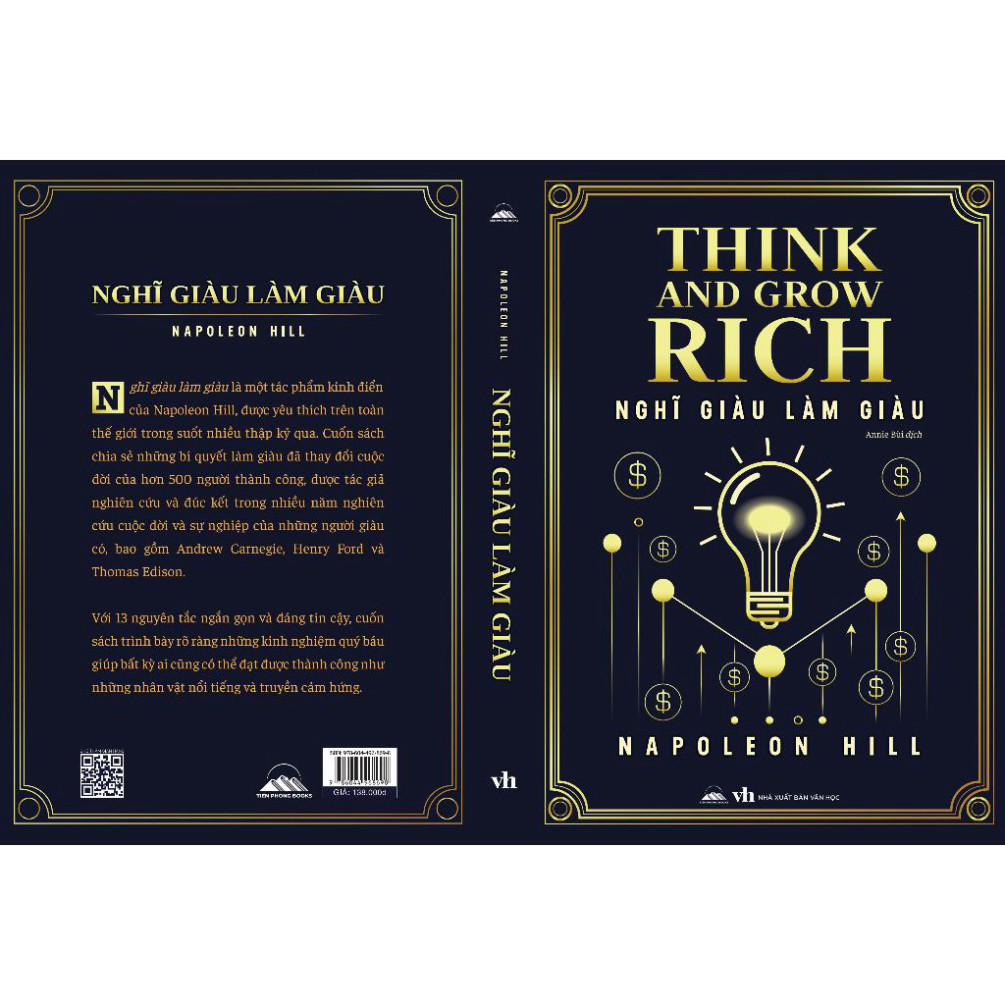 Sách - Nghĩ Giàu Làm Giàu - Think And Grow Rich - NXB Văn Học