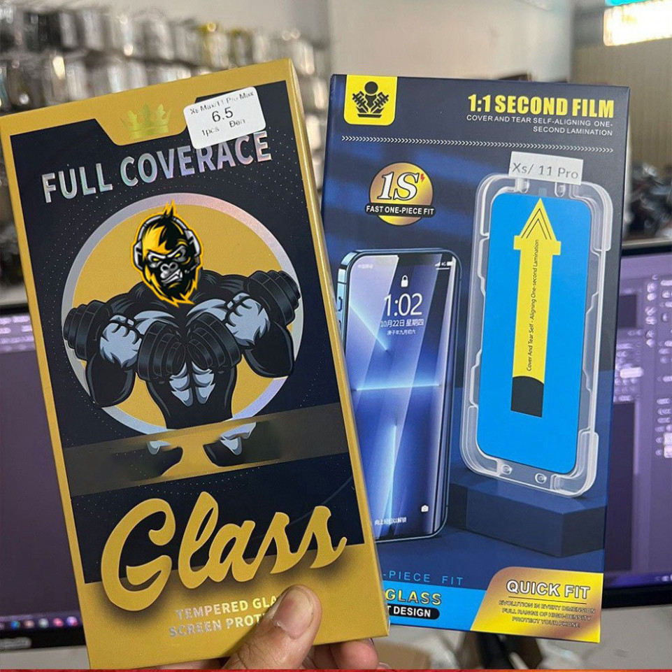 Kính Cường Lực KINGKONG GLASS Tự dán Chống Nhìn Trộm cho ip 14 Pro max 15Promax 16 Promax 17Pro 13 Pro Max  Xsmax 11 12