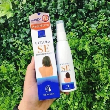 Xịt mụn lưng Thái Lan Vitara SE Body Acne Spray 50ml – Hỗ trợ Giảm Mụn Lưng và chăm sóc da sau mụn