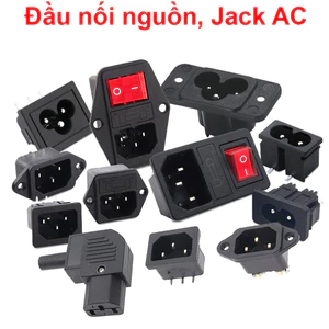 Đầu nối nguồn, jack cắm AC hàn dây chịu tải tốt cho máy móc thiết bị điện