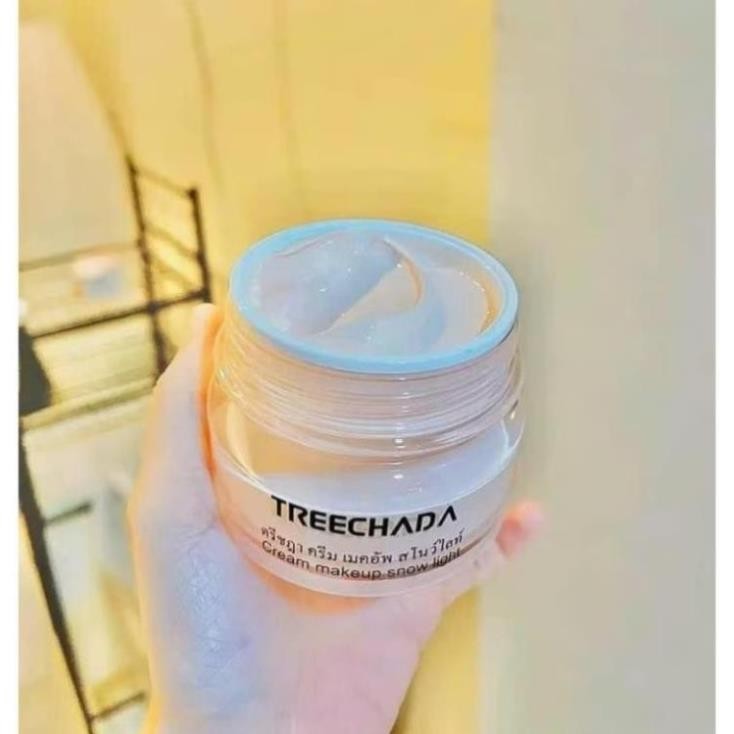 Kem Nền TREE CHADA Thái Lan Makeup nâng tone, dưỡng trắng, chống nắng da đẹp hoàn hảo chỉ 1 bước (hàng xách tay)