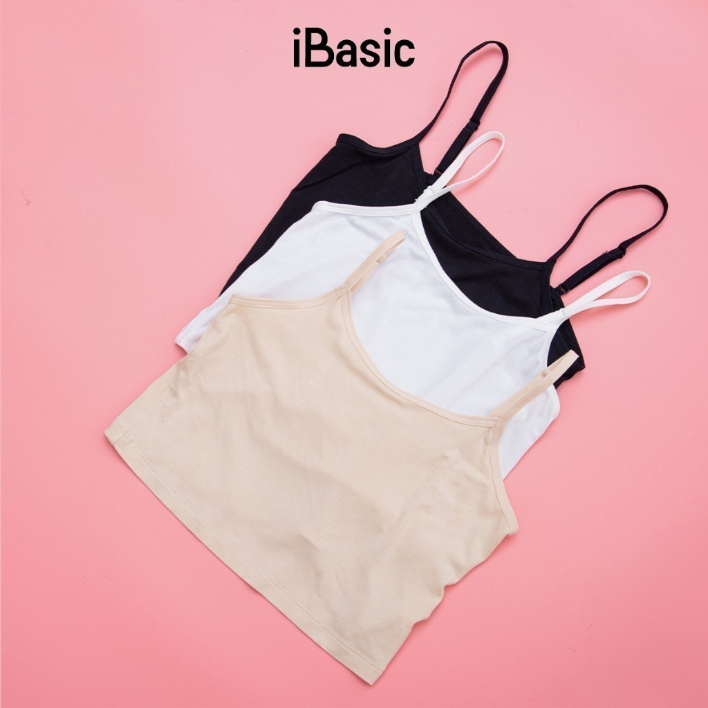 Ảnh Áo lót hai dây iBasic cami croptop học sinh VA111 3