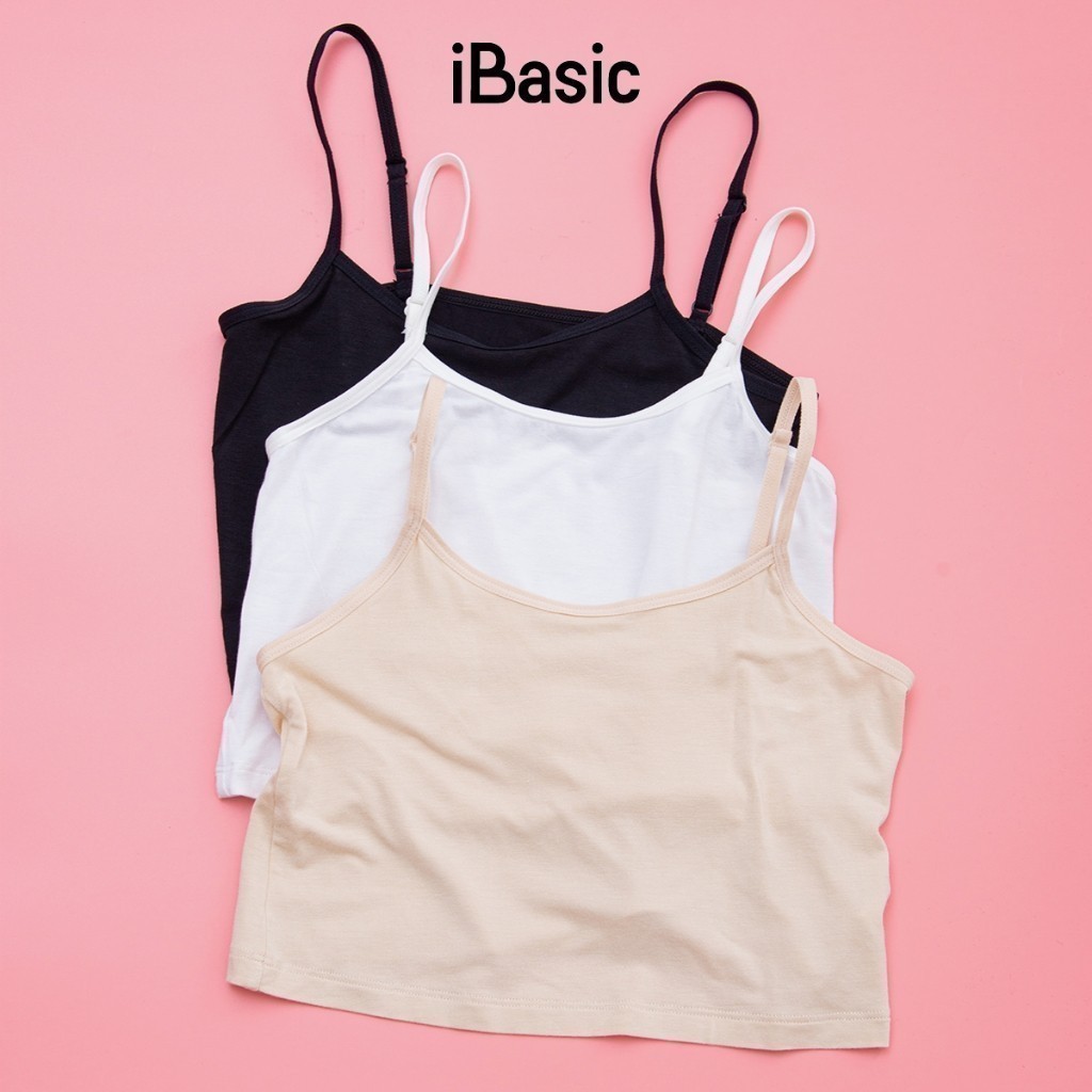 Ảnh Áo lót hai dây iBasic cami croptop học sinh VA111 2