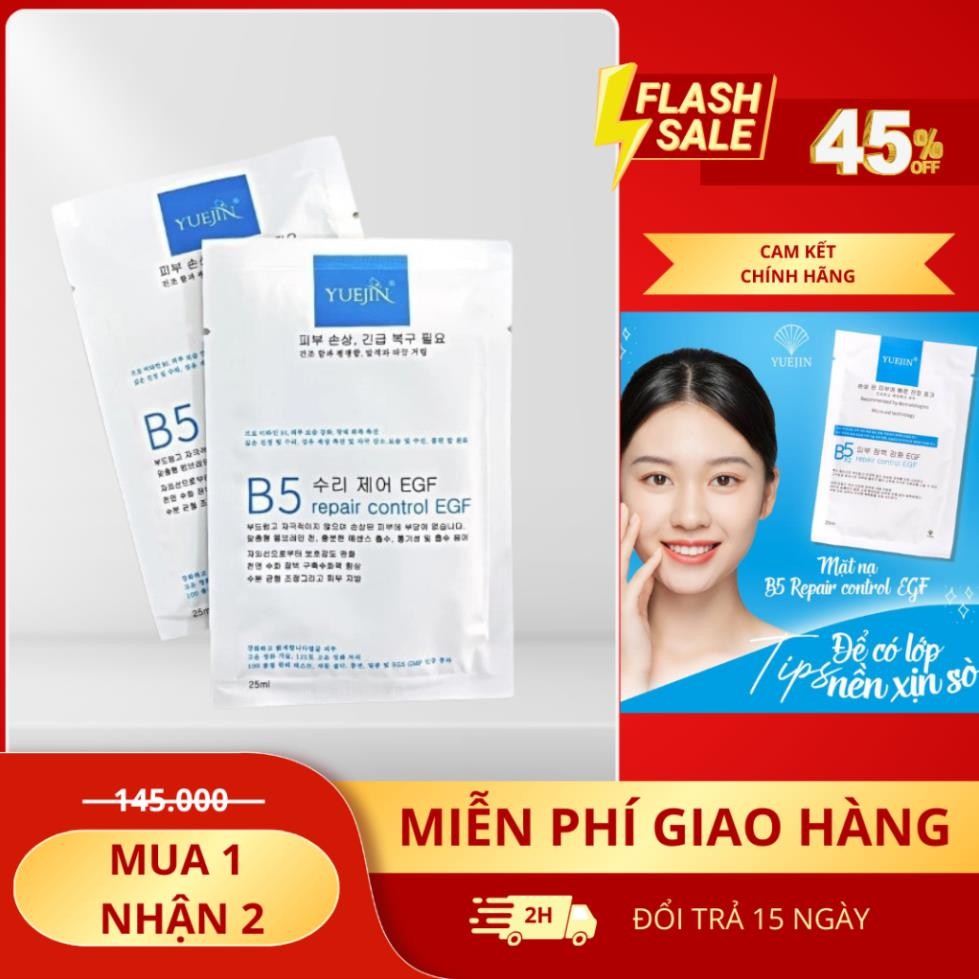 Hộp 10 miếng Mặt Nạ B5 Repair Control EGF & Liposome PP Mask Cấp Ẩm ...