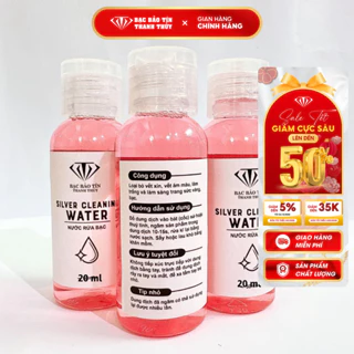 Nước rửa trang sức bạc Bảo Tín Thanh Thủy, dung dịch làm sáng bóng bạc như mới 20 ml