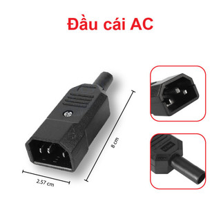 Đầu nối nguồn AC vặn vít dây chịu tải tốt cho máy móc thiết bị điện
