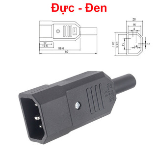 Đầu nối nguồn AC vặn vít dây chịu tải tốt cho máy móc thiết bị điện