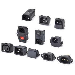 [Giá combo] (2 cái) Đầu nối nguồn, jack cắm AC hàn dây chịu tải tốt cho máy móc thiết bị điện