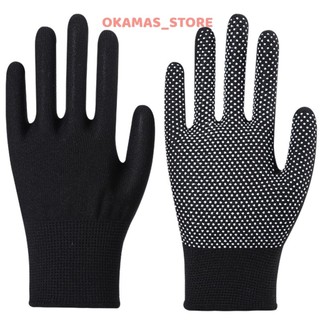 SET 30 50 ĐÔI Găng tay Lao Động Có Hạt Chống Trơn Trượt Màu Xám - Bao Tay Bảo Hộ Ma Sát Dùng Trong Làm Vườn