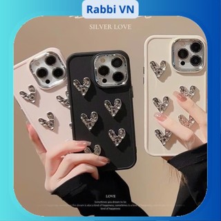 Ốp lưng iphone Trái tim 3D viền camera cao cấp 7plus/8plus/x/xs/xsmax/11/12/13/14/15/16/pro/plus/promax RABBI