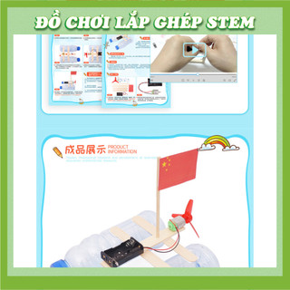 Thuyền Gió - Đồ chơi lắp ghép gỗ - Đồ chơi giáo dục STEM STEAM