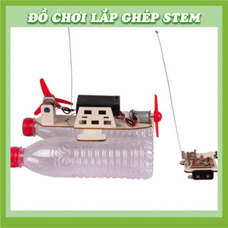 Thuyền Gió Điều Khiển từ xa - Đồ chơi lắp ghép gỗ - Đồ chơi giáo dục STEM STEAM