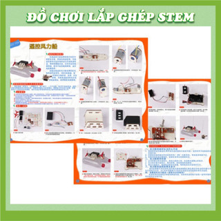 Thuyền Gió Điều Khiển từ xa - Đồ chơi lắp ghép gỗ - Đồ chơi giáo dục STEM STEAM