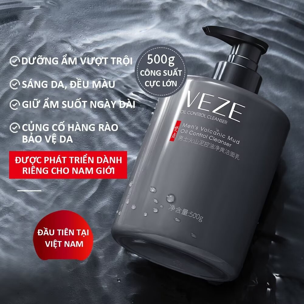 sữa rửa mặt cho nam làm trắng da sửa rửa mặt nam da dầu mụn sữa rửa mặt tuổi dậy thì da khô nhạy cảm 500ml