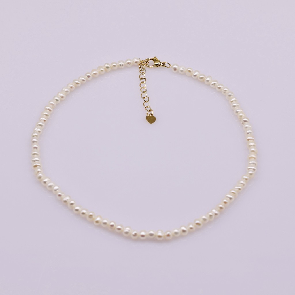 DC282 - Dây chuyền ngọc Trai nuôi nước ngọt sang trọng, trai 5-6 li, dài 45-50 cm, Forever Young Pearl