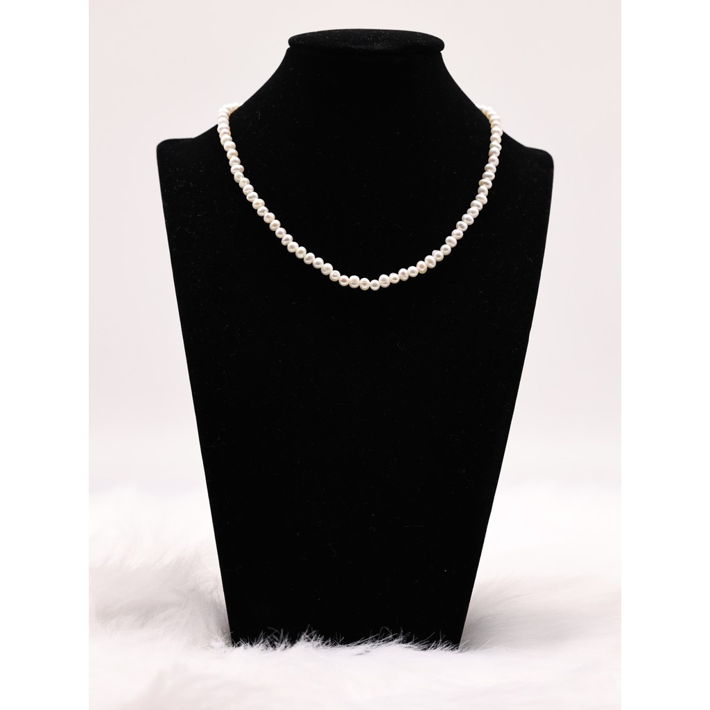 DC282 - Dây chuyền ngọc Trai nuôi nước ngọt sang trọng, trai 5-6 li, dài 45-50 cm, Forever Young Pearl