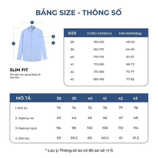 OWEN - Áo sơ mi dài tay Slim Fit AS240556D màu Trắng chất liệu Bamboo