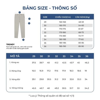 OWEN - Quần tây Trendy QD220682 màu Ghi chất liệu Knit
