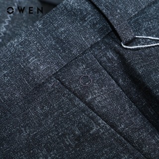 OWEN - Quần tây Trendy QD220682 màu Ghi chất liệu Knit