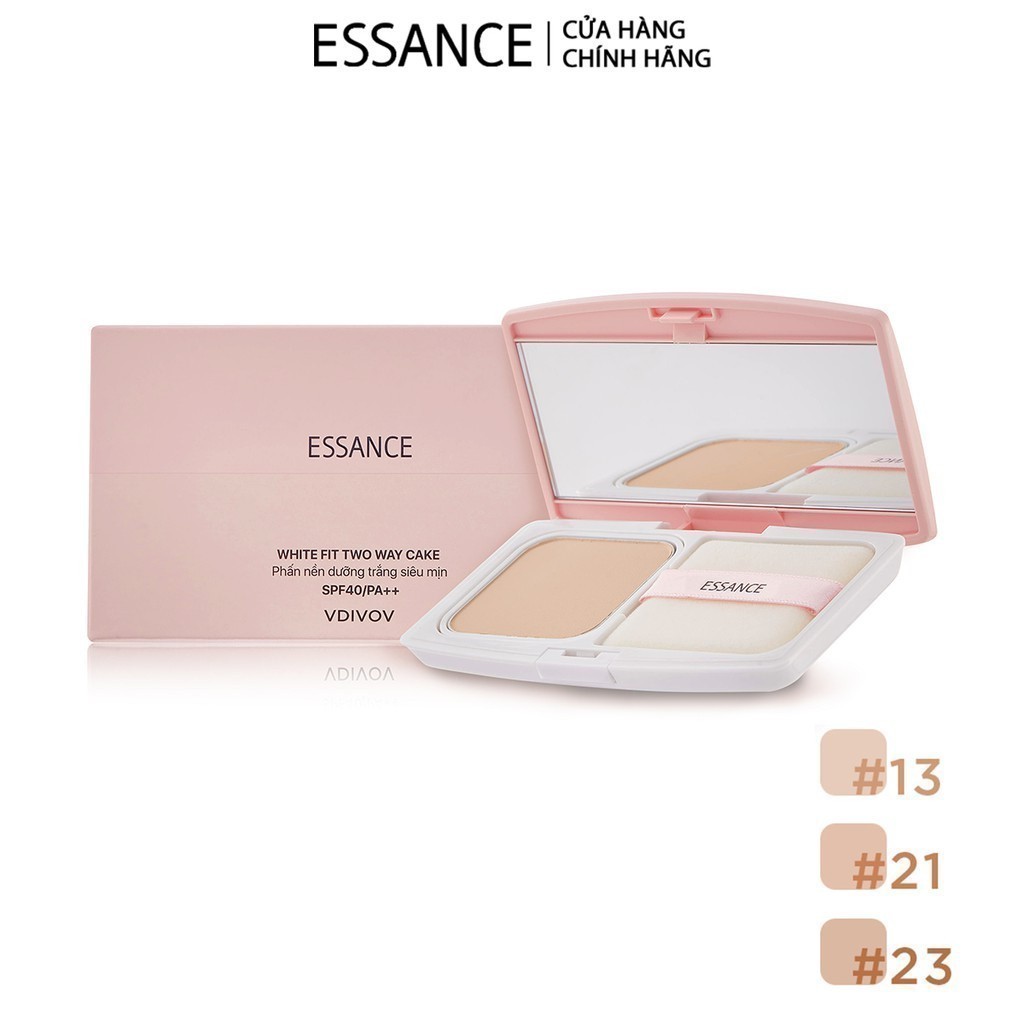 Ảnh [Quà tặng không bán] Phấn nền siêu mịn lâu trôi Essance Veil Fit Two Way Cake SPF40/PA++ 7g 1