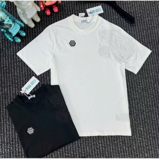 Áo Phông Philip Thêu Hình Hổ vật liệu Cotton 4c phong thái Boy Phố - áo phông thun giới tính Philip mẫu mã mới Hottrend