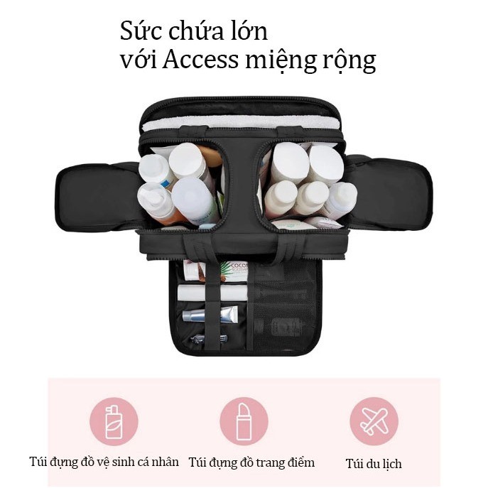 Túi Tiêu Chuẩn - Bagsmart Túi Đựng Đồ Vệ Sinh Cá Nhân Chống Thấm Nước