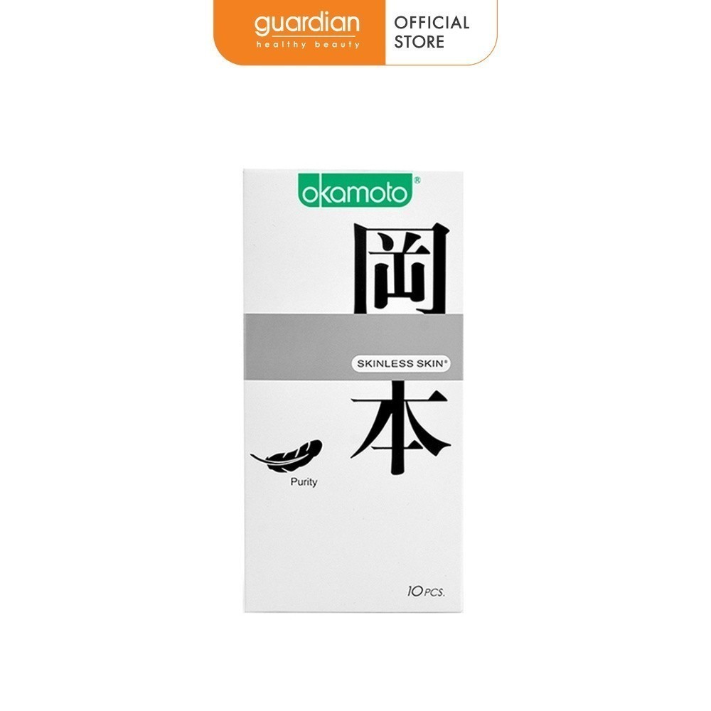 Bao Cao Su Không Mùi Tinh Khiết Skinless Skin Purity Okamoto Hộp 3C