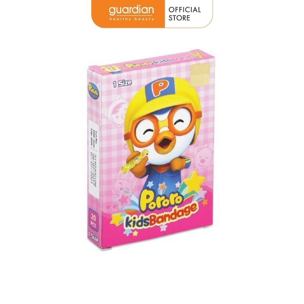 Băng Keo Cá Nhân Pororo Kids Band 20 Miếng Hộp 1 Size