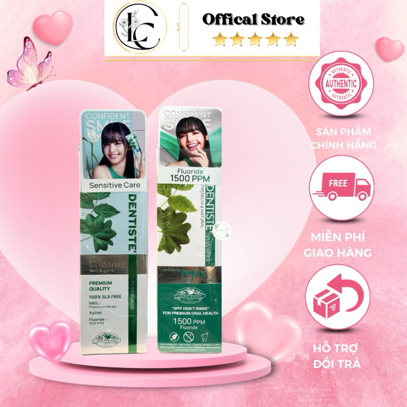 Kem Đánh Trắng Răng Thảo dược Dentiste’ Plus White1 Lisa BlackPink ...